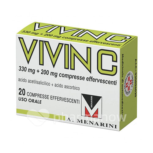 VIVIN C*20CPR EFF 330MG+200MG