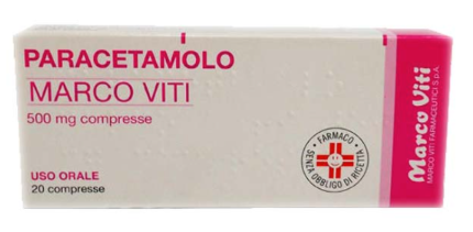 PARACETAMOLO MARCO VITI*20 cpr 500 mg