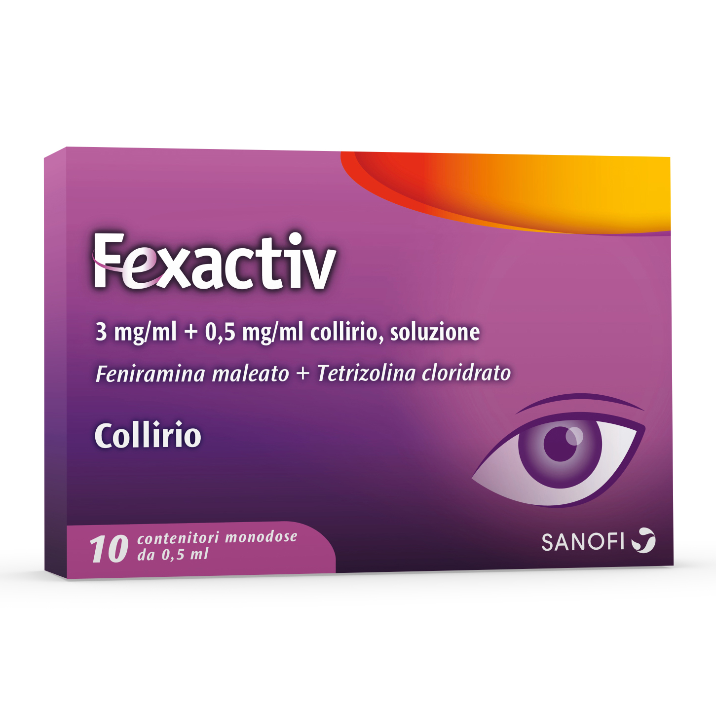 Fexactiv Collirio Monodose 10 Flaconcini 0,5 Ml