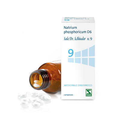 NATRIUM PHOSPHORICUM D6 SALE DR.SCHUSSLER N.9*D6 200 cpr flacone