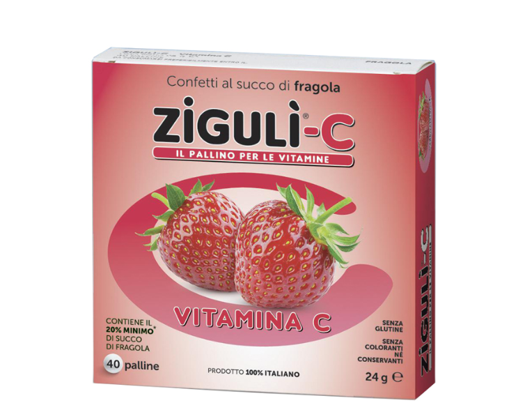 ZIGULI C FRAGOLA 40 CONFETTI 24 G