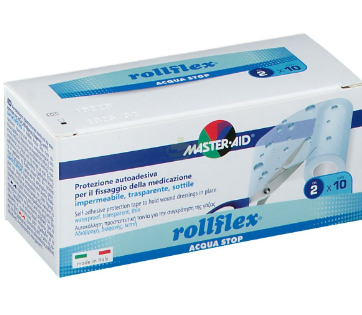 CEROTTO ADESIVO IMPERMEABILE MASTER-AID ROLLFLEX ACQUASTOP 2X10