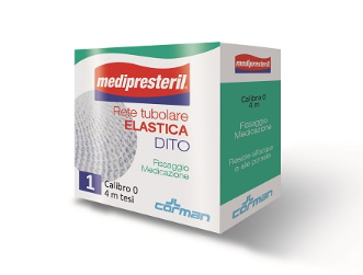 RETE TUBOLARE ELASTICA BABY MEDIPRESTERIL 4M TESI + 4 GARZE COMPRESSE