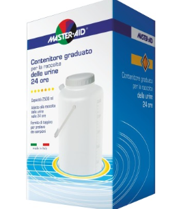 CONTENITORE RACCOLTA URINA MASTER-AID 24 H 2500 ML