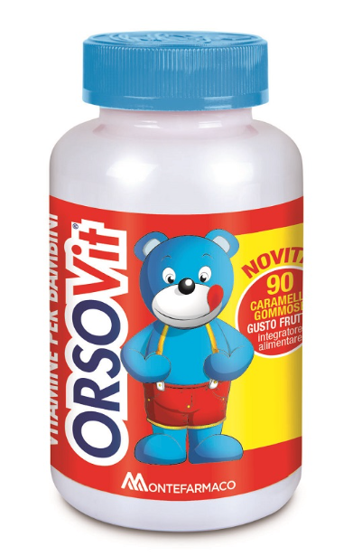 ORSOVIT CARAMELLE GOMMOSE 90 PEZZI