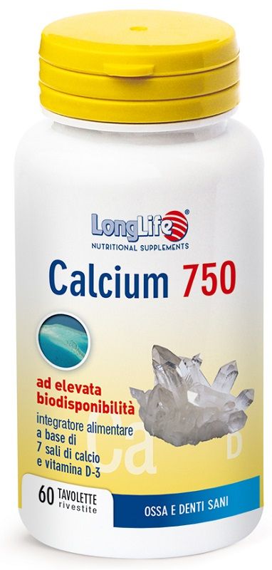 LONGLIFE CALCIUM 750MG 60TAV