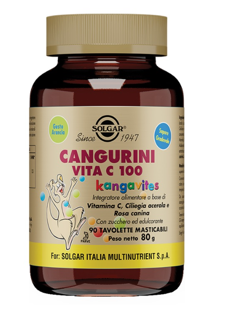 CANGURINI VITA C 100 90 TAVOLETTE MASTICABILI