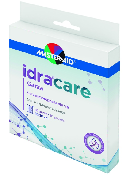 MASTER-AID IDRACARE GARZA IMPREGNATA 10X10 CM 10 PEZZI