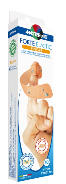 CEROTTO MASTER-AID ELASTIC FINGER 10 PEZZI