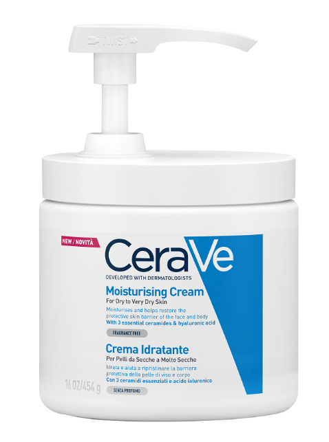 CERAVE CREMA IDRATANTE PER PELLI DA SECCHE A MOLTO SECCHE 454 G PUMP