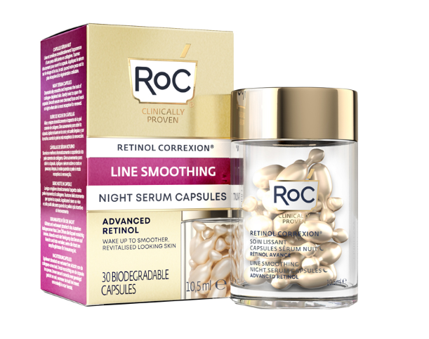 ROC RETINOL CORREXION LINE SMOOTHING SIERO VISO NOTTE 30 CAPSULE