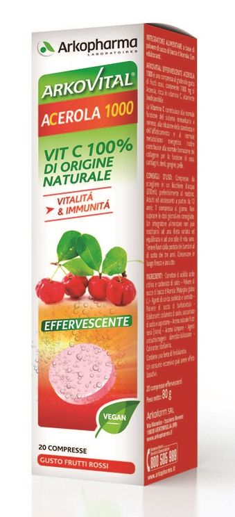 ARKOVITAL ACEROLA EFFERV 20C