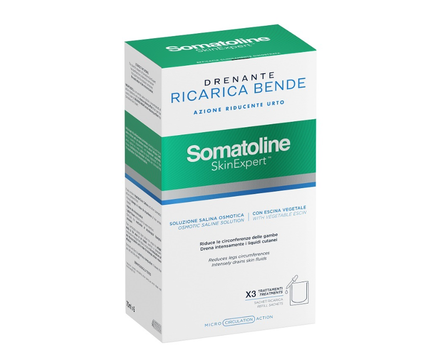 SOMATOLINE SKIN EXPERT BENDE SNELLENTI DRENANTI KIT RICARICA
