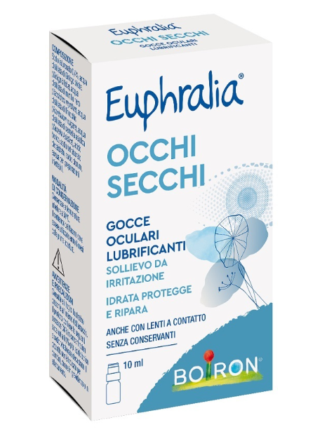 GOCCE OCUALRI LUBRIFICANTI EUPHRALIA OCCHI SECCHI 10 ML