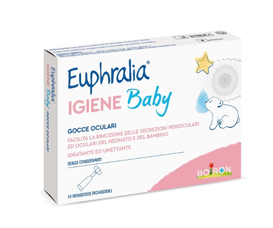 GOCCE OCULARI EUPHRALIA IGIENE BABY 10 MONODOSE RICHIUDIBILI X 0,5 ML