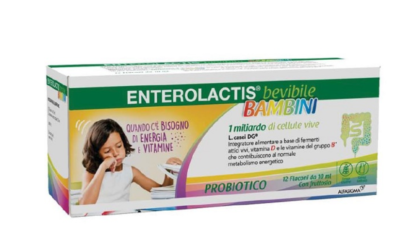 ENTEROLACTIS BAMBINI BEVIBILE 12 FLACONI DA 10 ML