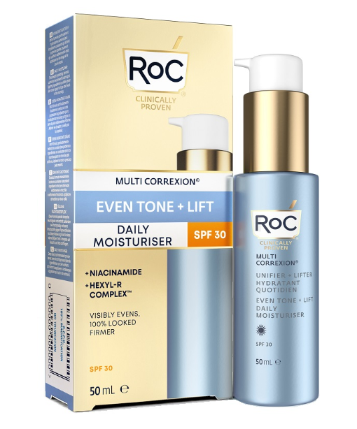 ROC MULTI CORREXION EVEN TONE + LIFT DAILY MOISTURIZER SPF30 50 ML