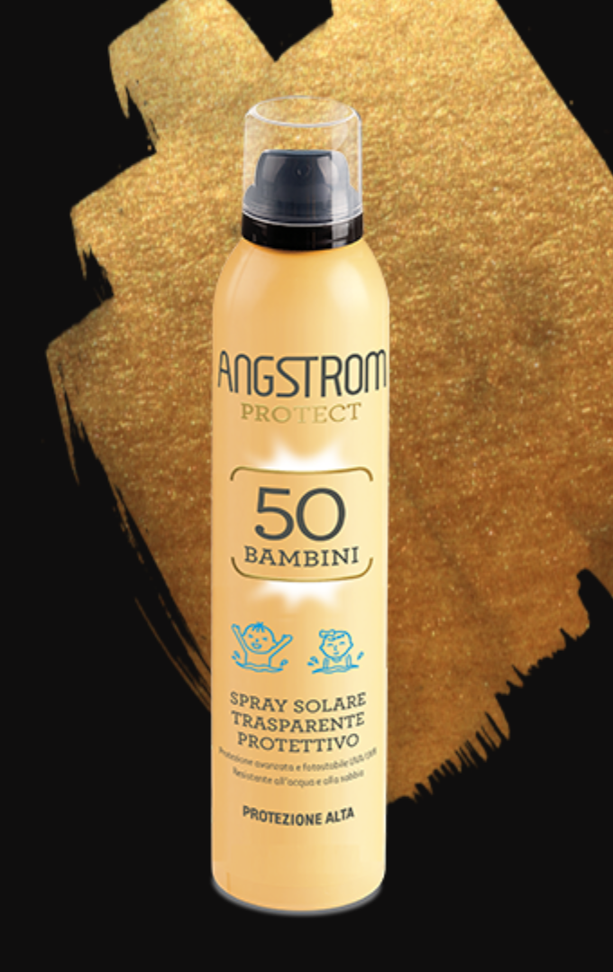 ANGSTROM PROTECT 50 BAMBINI Spray Solare Trasparente Protettivo