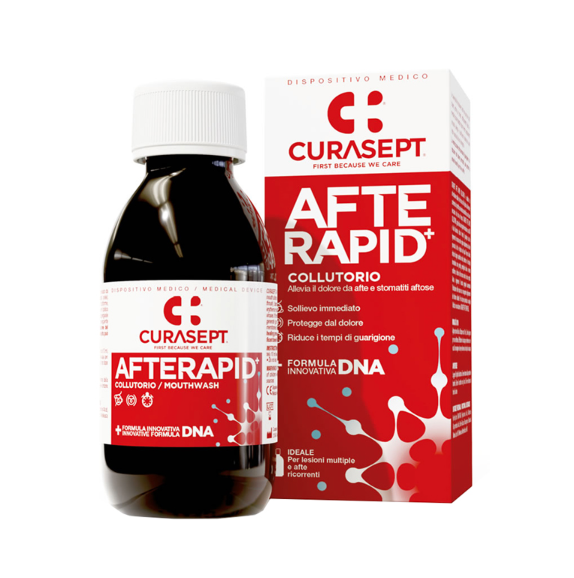 CURASEPT COLLUTORIO AFTE RAPID DNA 125 ML