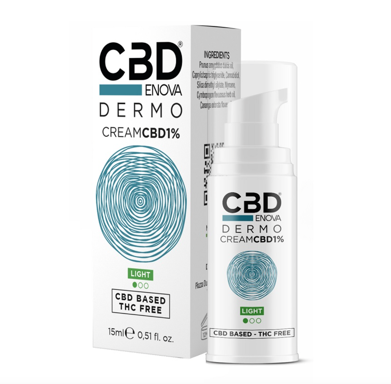 ENOVA CBD DERMO CREAM 1% 15ML