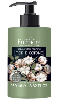 Euphidra Sapone Mani Delicato Fiori Di Cotone 250ml