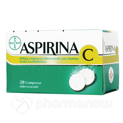 ASPIRINA C*20CPR EFF 400+240MG