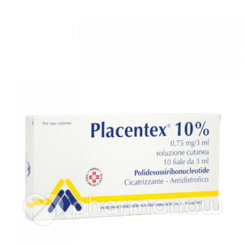 PLACENTEX*SOL CUT 10F 0,75MG