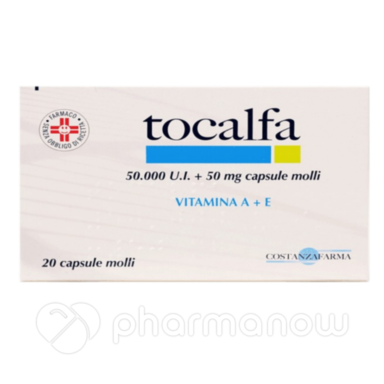 TOCALFA*20CPS MOLLI 50000UI+50