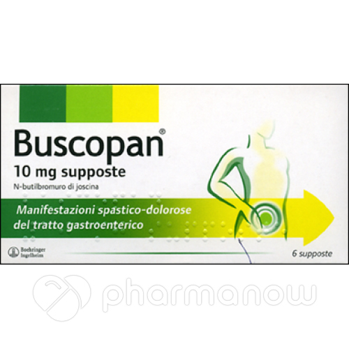 BUSCOPAN*6SUPP 10MG