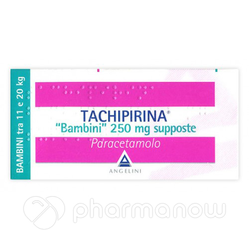 TACHIPIRINA*BB 10SUPP 250MG