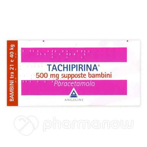 TACHIPIRINA*BB 10SUPP 500MG