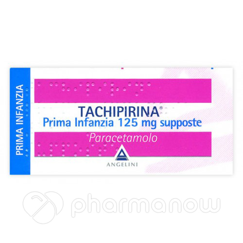 TACHIPIRINA*PR INF 10SUP 125MG