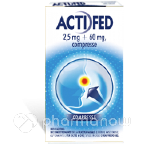 ACTIFED*12CPR 2,5MG+60MG