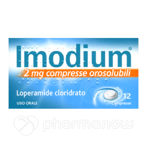 IMODIUM*12CPR OROSOL 2MG
