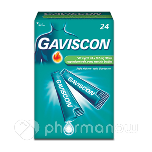 GAVISCON*24BUST 500+267MG/10ML