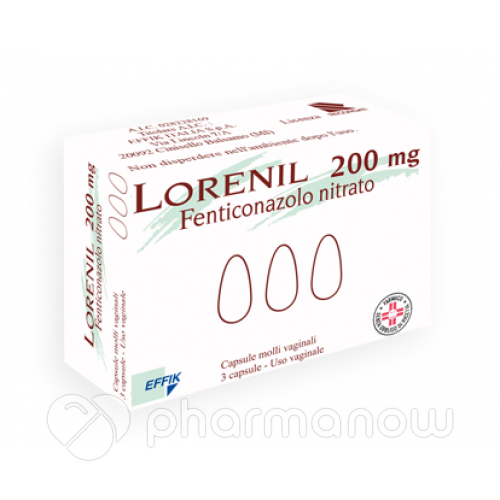 LORENIL*3CPS MOLLI VAG 200MG