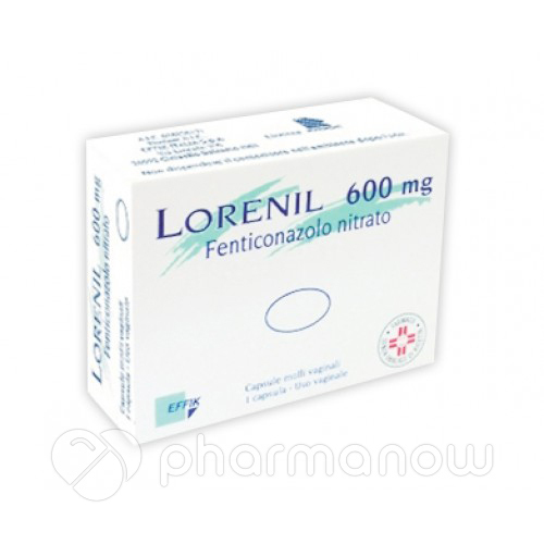 LORENIL*1CPS MOLLI VAG 600MG