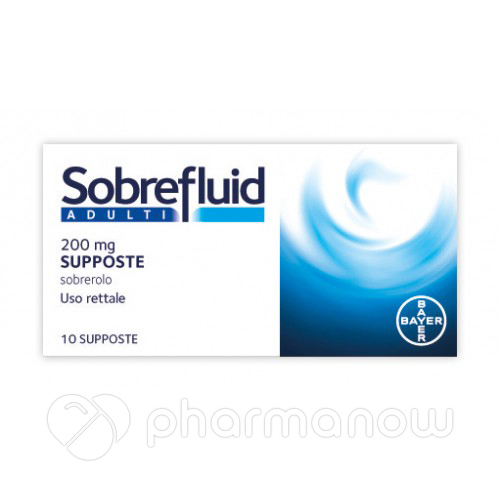 SOBREFLUID*AD 10SUPP 200MG