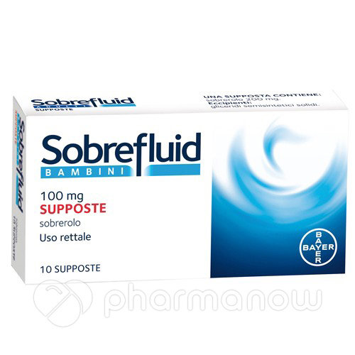 SOBREFLUID*BB 10SUPP 100MG