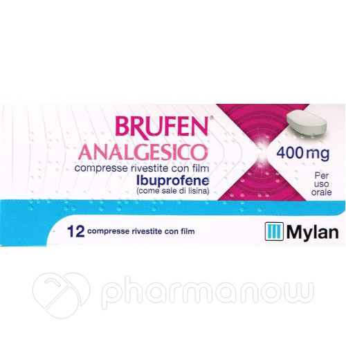 BRUFEN ANALGES*12CPR RIV 400MG