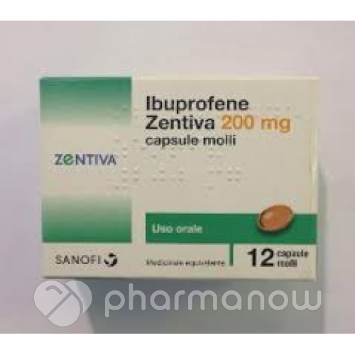 IBUPROFENE ZEN*12CPS MOL 200MG