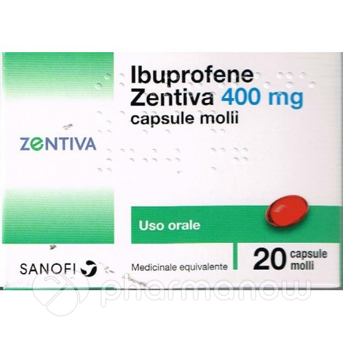 IBUPROFENE ZEN*20CPS MOL 400MG