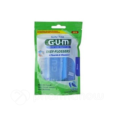 GUM EASY FLOSSERS FORCEL 30PZ