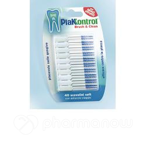 PLAKKONTROL BRUSH&CLEAN 40PZ