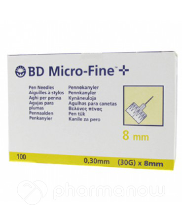 BD MICROFINE AGO G30 8MM 100PZ