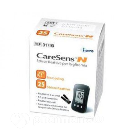 CARESENS N GLICEMIA 25STR