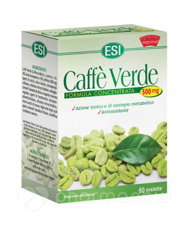 ESI CAFFE' VERDE 500MG 60OVAL