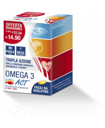 OMEGA 3 ACT 60PRL 540MG