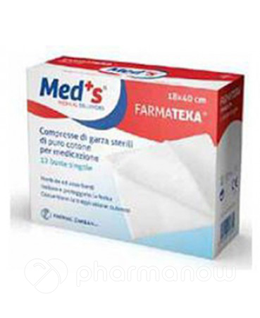 GARZA MEDS 12/8 36X40CM 12PZ