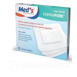 MEDS PORE MEDIC 10X9CM 5PZ